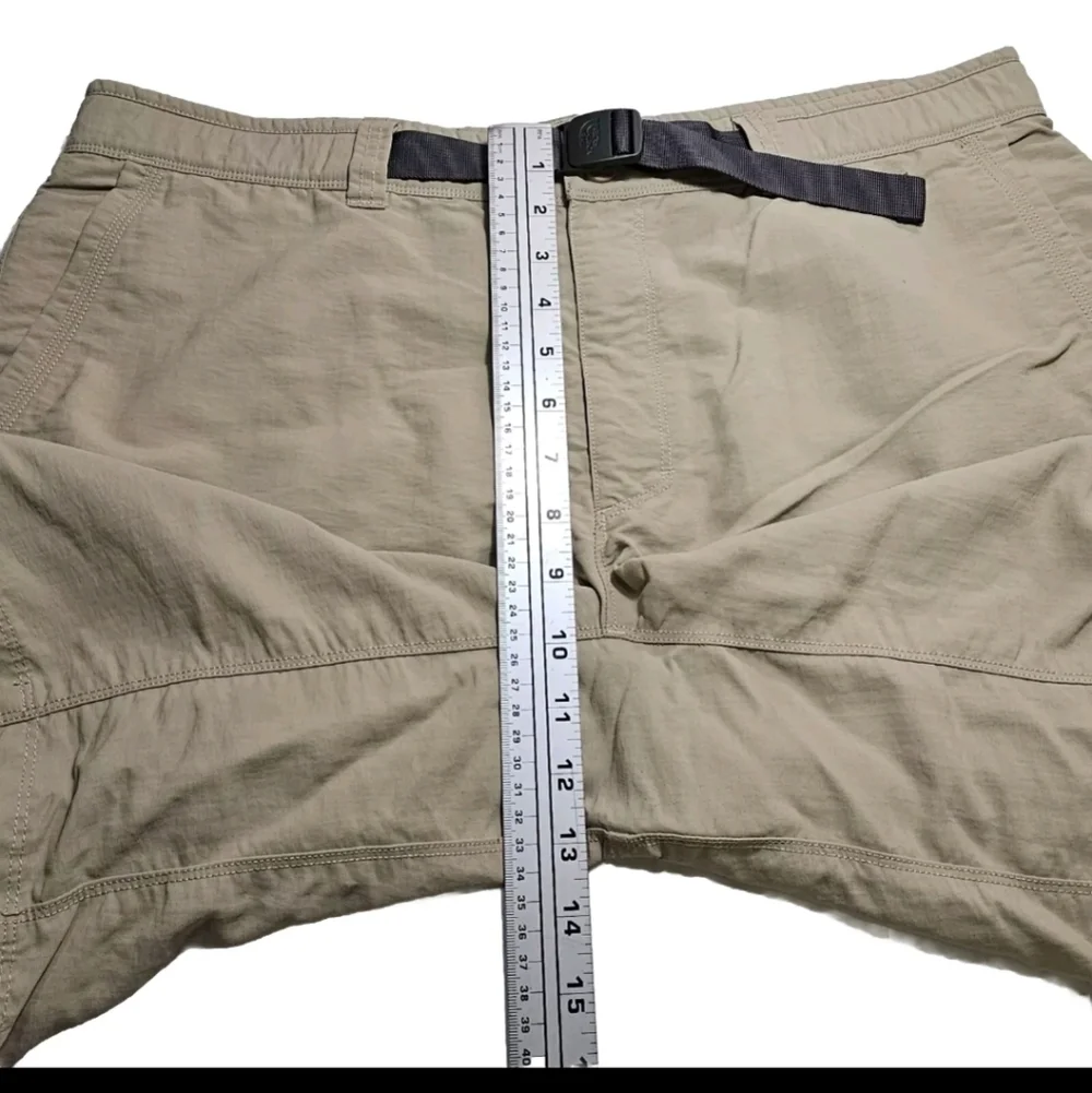 The North Face Men's Brown Cargo Shorts Sz 38 Outdoors Fishing Hiking 100% Nylon